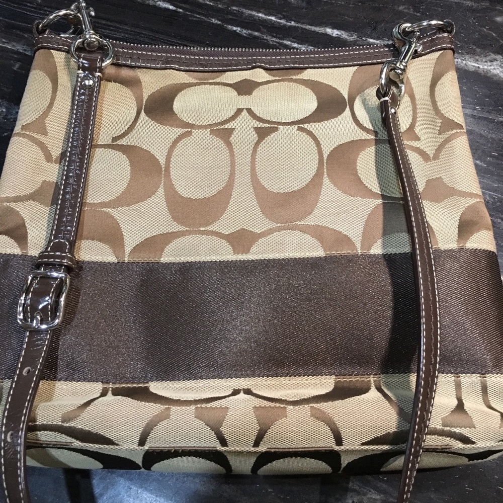 Coach cross-body bag.